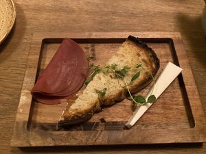 Ham and cheese   at Veganska Ölbaren in Stockholm