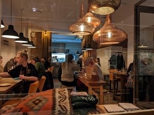 Inside of Veganska ölbaren. at Veganska Ölbaren in Stockholm