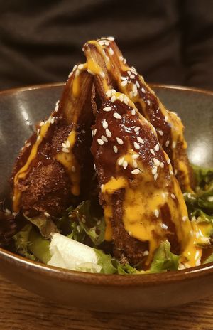 Chicken Drumsticks at Veganska Ölbaren in Stockholm