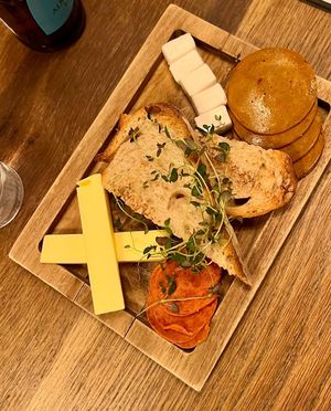 Charcuterie  at Veganska Ölbaren in Stockholm