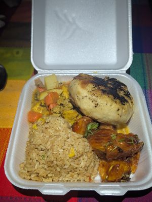 Takeaway box at Jia Xiang Tofu in Guadalajara