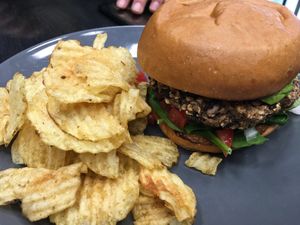 Chipotle Southwest Burger  at V Go's Bellingham in Bellingham