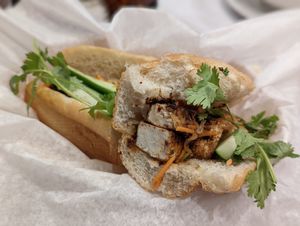 Tofu Bánh mì at Le Bistro Vietnamese in Albuquerque