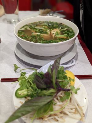 Vegan pho at Le Bistro Vietnamese in Albuquerque