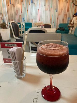 A kind of date juice (forgot the name) at Majito Ali Cocina Libanesa in Santa Marta