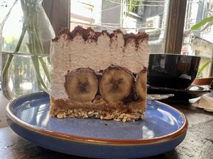 Banoffee pie   at Kafka Cafe in Ho Chi Minh City