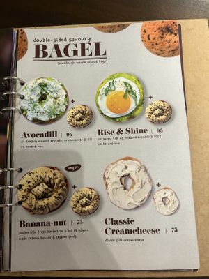 Menu  at Kafka Cafe in Ho Chi Minh City