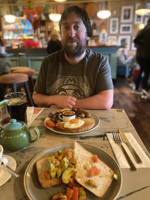 Vegan avocado ciabatta.   at Lounges - Soffio Lounge in Stourbridge