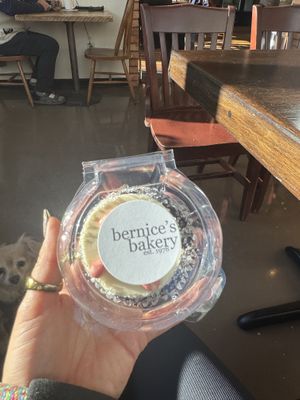 I love that they always have vegan options   at Bernice's Bakery in Missoula