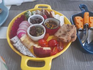 Mini cheese plate at Beyond The Root in Khao Lak