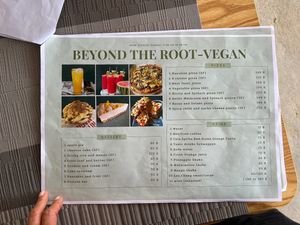 Menú   at Beyond The Root in Khao Lak