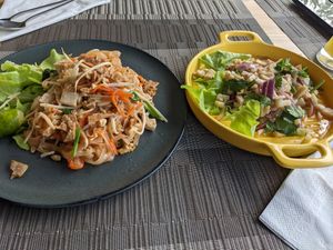 Pad Thai amd Larb Hed were also really good at Beyond The Root in Khao Lak