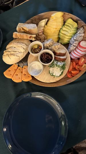 Cheese board  at Beyond The Root in Khao Lak