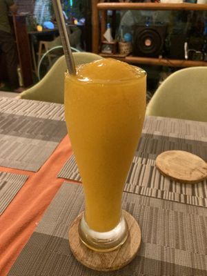 Mango shake  at Beyond The Root in Khao Lak