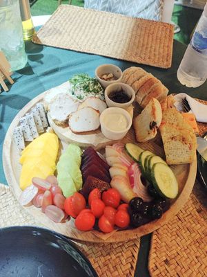 Mini cheese platter at Beyond The Root in Khao Lak