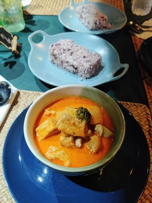 Massaman curry at Beyond The Root in Khao Lak