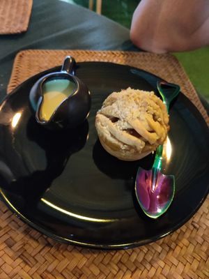 Apple pie at Beyond The Root in Khao Lak