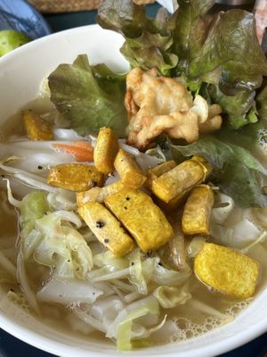 Noodle soupp  at Beyond The Root in Khao Lak