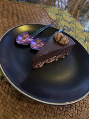 Chocolate cake  at Beyond The Root in Khao Lak