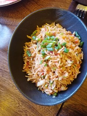 Fried ricea at Gandhi Indian Restaurant & Lounge in Bishkek