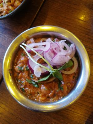 Amritsari Pindie Chole at Gandhi Indian Restaurant & Lounge in Bishkek