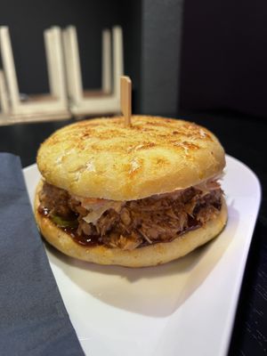 vegan porco sandwich   at Klandestine in Basel