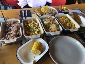 Vegan platter for 2  at Carumbar in Bedford