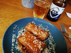 Tyropitaki at Yiamas Greek Taverna in Glasgow