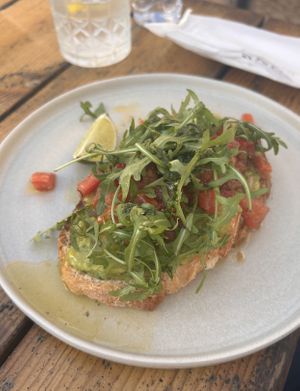 Avocado Toast  at Bar Habana in Praia Da Luz