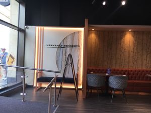 Entrance at Heavenly Desserts in Newcastle Upon Tyne