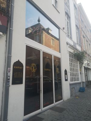Outside at Raffat in Leuven