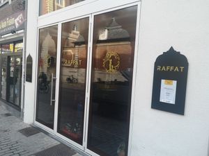 Outside at Raffat in Leuven