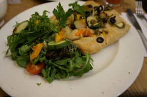 Focaccia (Vegan). at Le Pain Quotidien in Brussels
