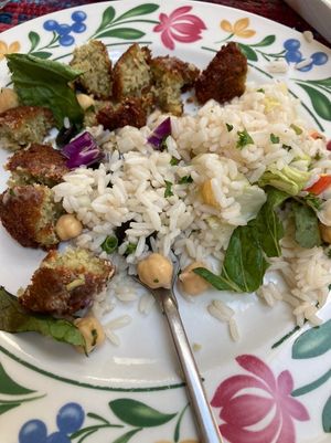 Felafel bowl at Tarboosh Eatery  in Parma