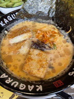 Ramen vegano  at Ramen Kagura - Barrio del Pilar in Madrid