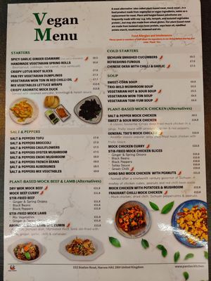  at Panda's Kitchen in Harrow