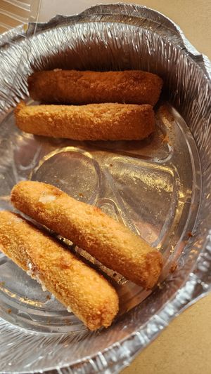 Vegan Mozzarella sticks at Umberto's in Lake Grove