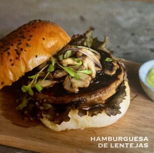 Lentil burger- From the menu   at Be Innergy in Armenia