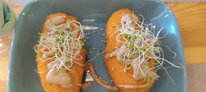 Croquettes at Greens 42 in Alicante