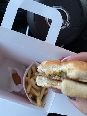 Unfreakingbelievable how much the flavors reminded me of some crappy fast food place  at Mr.Charlie's - Los-Angeles in Los Angeles