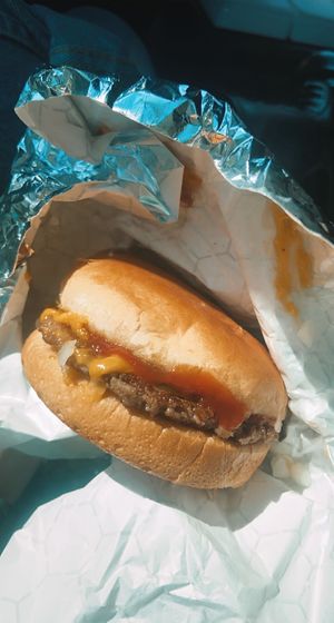 not a cheeseburger   at Mr.Charlie's - Los-Angeles in Los Angeles