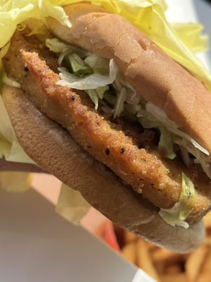 Chicken burger   at Mr.Charlie's - Los-Angeles in Los Angeles