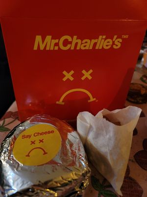 #2 not cheese burger combo at Mr.Charlie's - Los-Angeles in Los Angeles