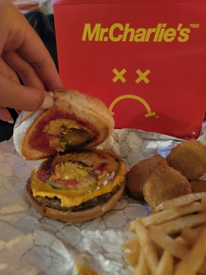 Taste just like mc Donald's!!!😋 at Mr.Charlie's - Los-Angeles in Los Angeles