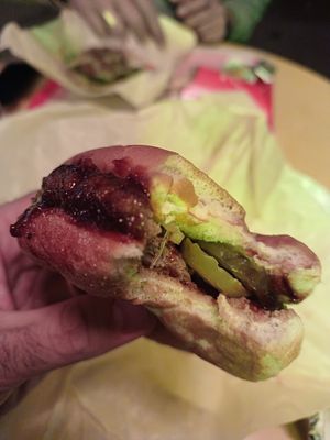 "Rib" burguer at Mr.Charlie's - Los-Angeles in Los Angeles