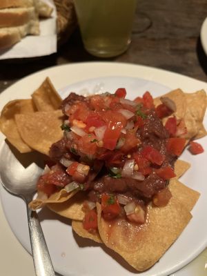Nachos  at Cocolores in Montezuma