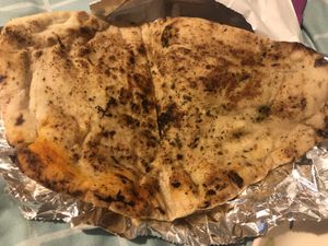 Garlic naan bread  at Nellys Delhi in Wolverhampton