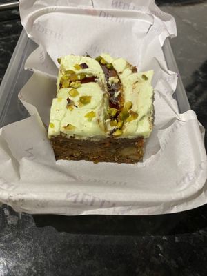 Carrot and Walnut Cake  at Nellys Delhi in Wolverhampton
