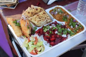 Nellys vegan thali  at Nellys Delhi in Wolverhampton