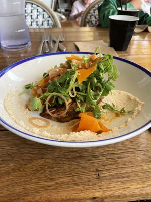 Pumpkin & Macadamia cheese salad   at Bermagui Hotel in Bermagui